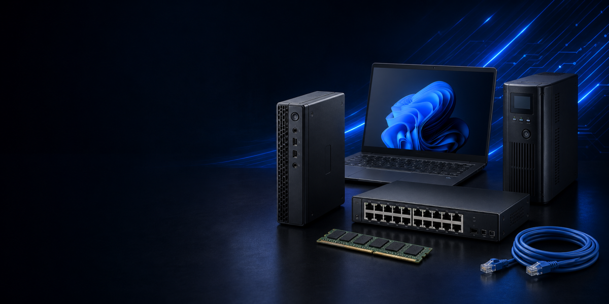 Refurbished Lenovo business computers and networking hardware